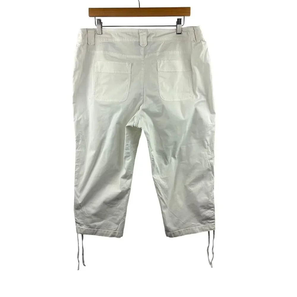 Women’s Style&Co Size 16 White Capri Pants - Picture 4 of 5